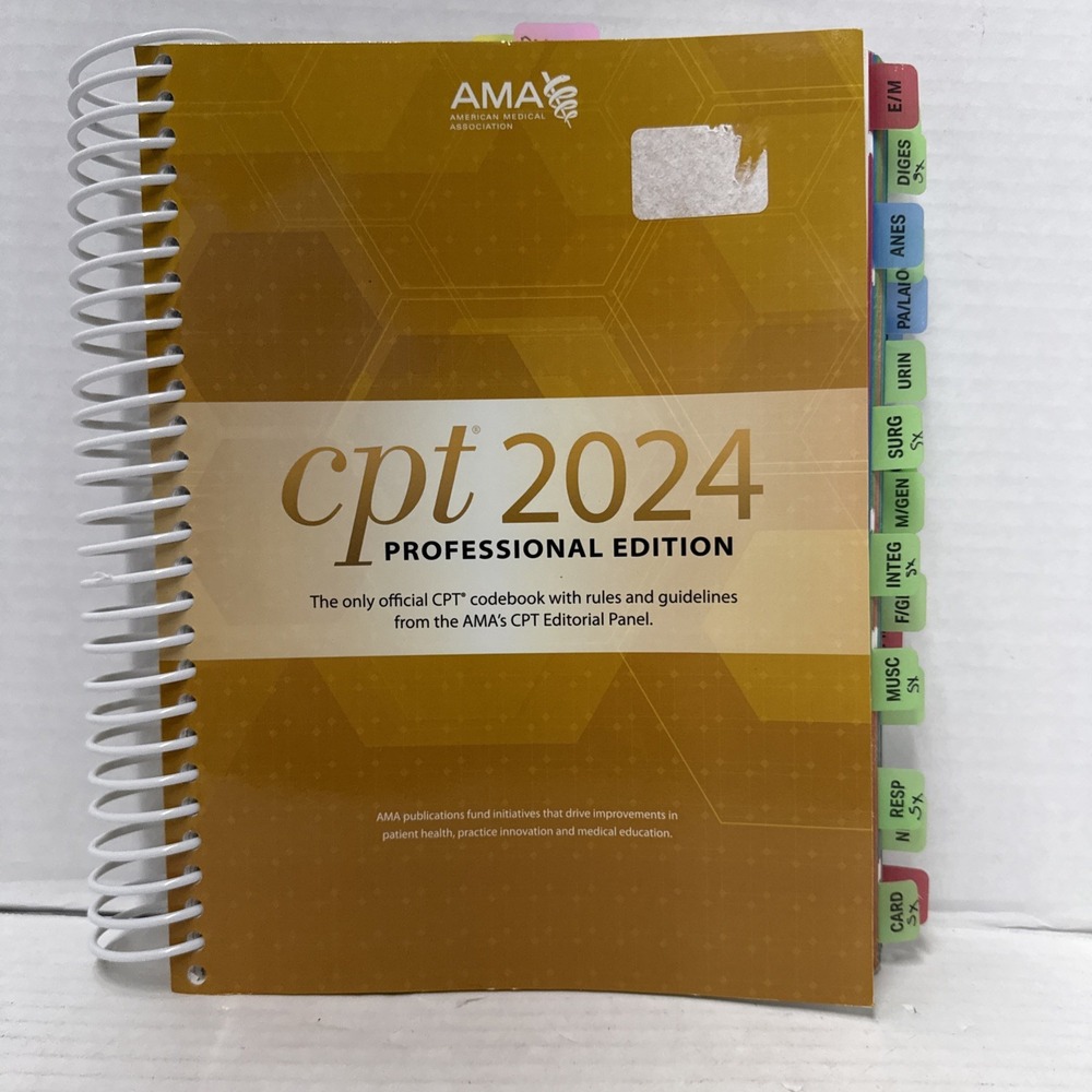 CPT Professional 2024 by American Medical Association, Spiral Bound